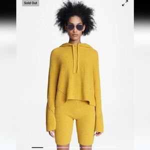 Rag & bone sunny biker shorts and hoodie set